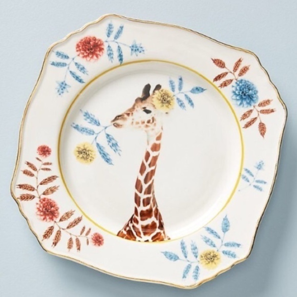 Anthropologie  Lou Rota Nature Menagerie  Side Plate.